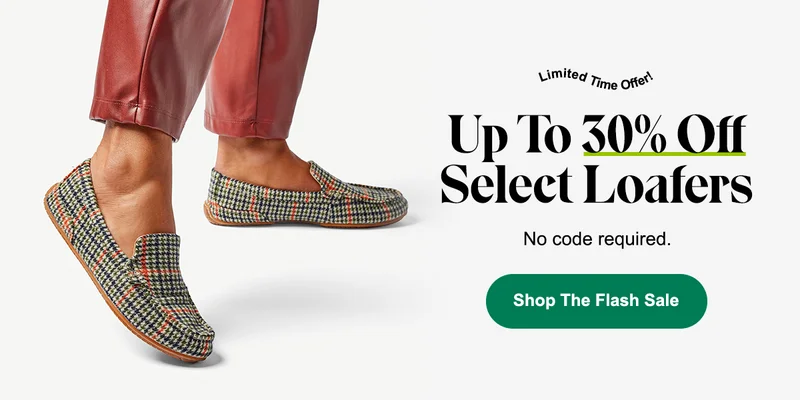 LIMITED TIME OFFER - Up to 30% off sselect loafers - No code required - Shop the flash sale