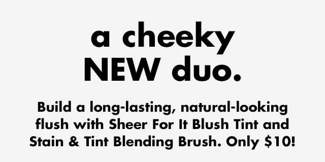 a cheeky NEW duo