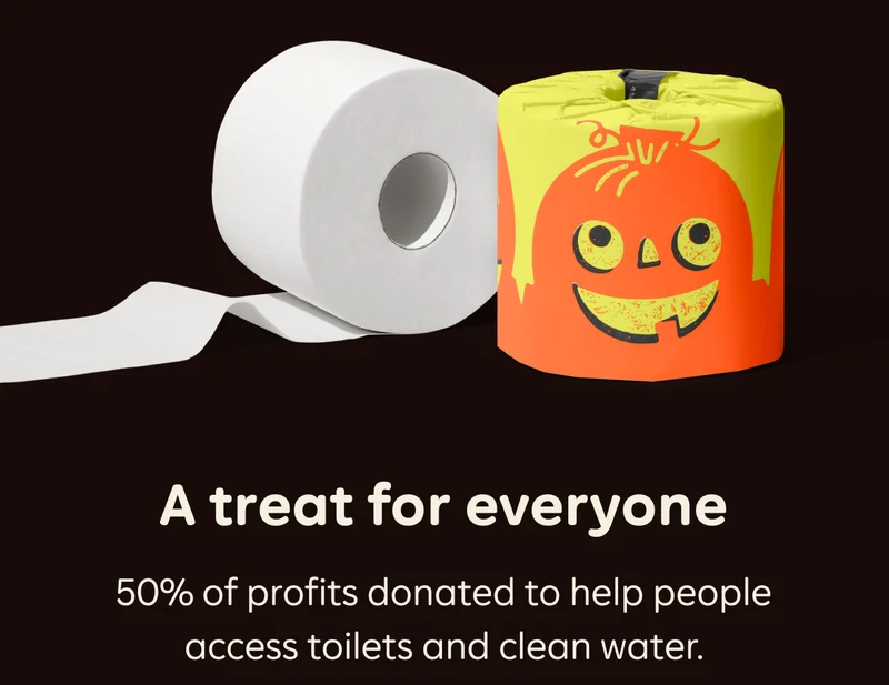 A treat for everyone  50% of profits donated to help people access toilets and clean water.