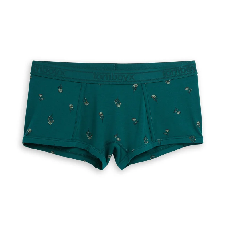 Image of Boy Shorts - TENCEL™ Modal Winter Poppies