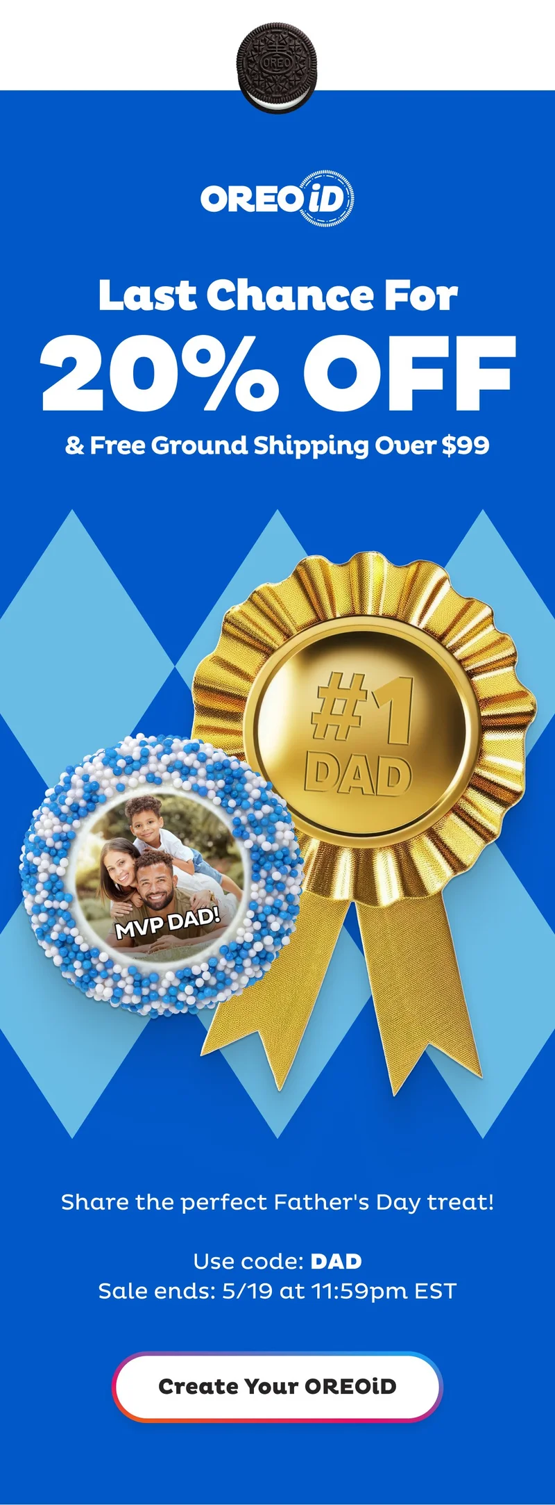 Shop OREOiD. 20% off + free shipping ground shipping over $99 for Father's Day