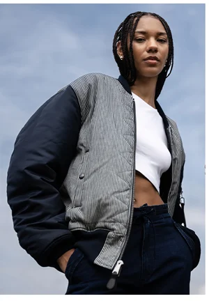 Men's Alpha x Lee Reversible Bomber Jacket