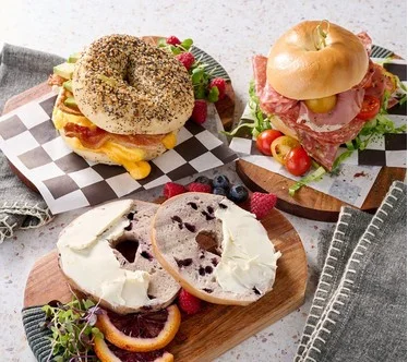 Just Bagels (18) 4 oz NYC Everything, Blueberry, or Plain Bagels