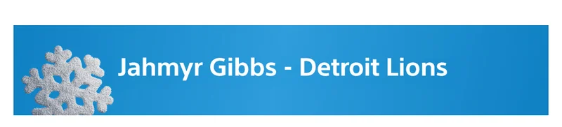 Jahmyr Gibbs - Detroit Lions