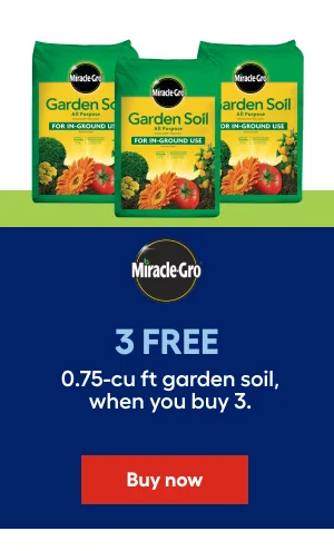 Miracle-Gro, 3 FREE, 0.75-cu ft garden soil,  when you buy 3.