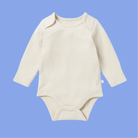 Ribbed Long Sleeve Bodysuit