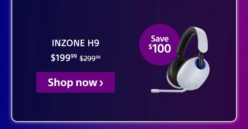 Save $100: INZONE H9 | Shop now