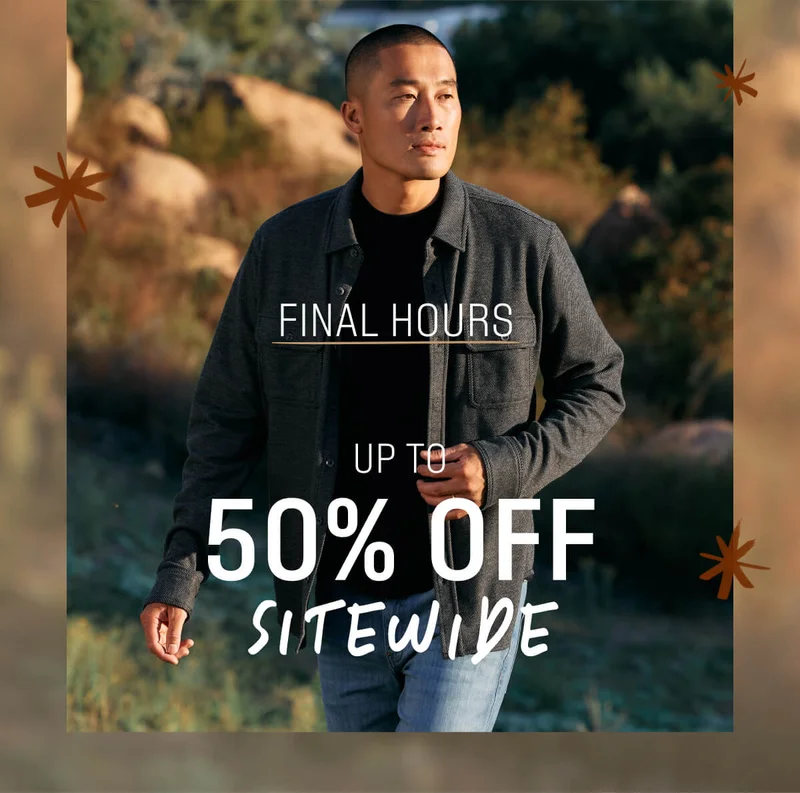 50% OFF Sitewide