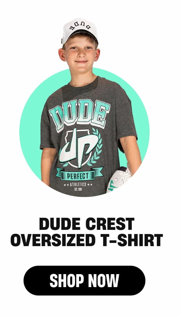 Dude Crest  Oversized T-Shirt