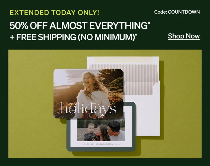 50% Off Almost Everything + Free Shipping (No Minimum)