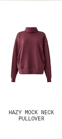 Hazy Mock Neck Pullover