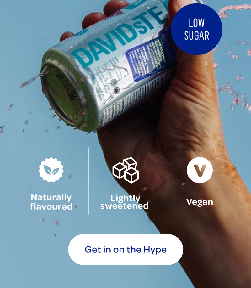 Naturally flavoured • Lightly sweetened • Vegan - Get in on the Hype