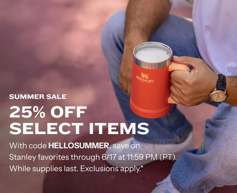 Summer Sale: 25% OFF Select Items with code discount code