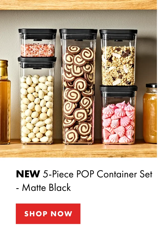 NEW 5-Piece POP Container Set - Matte Black | SHOP NOW