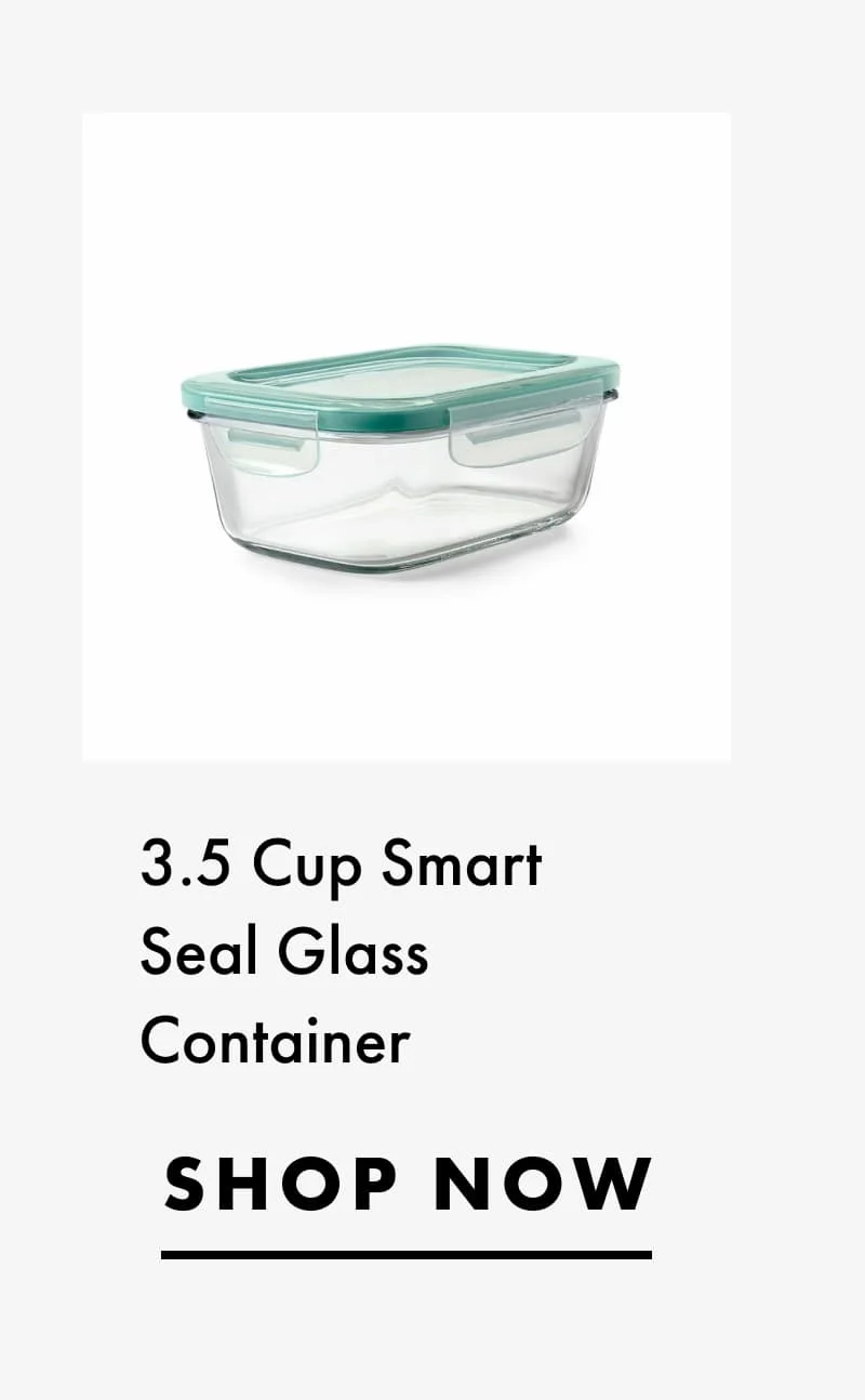 3.5 Cup Smart Seal Glass Container | SHOP NOW