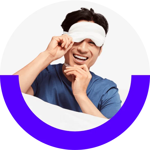 Person using Nighttime Aligners