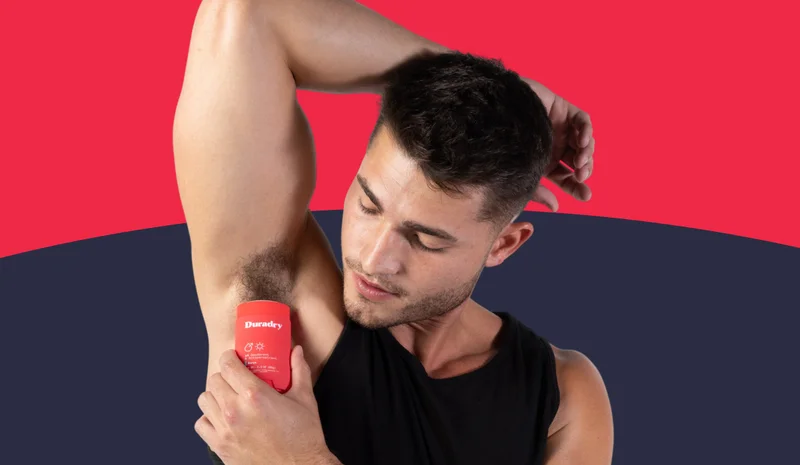 A man using Duradry