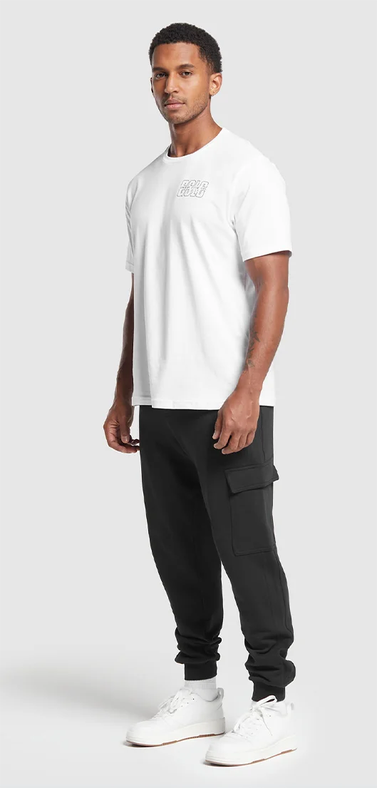 Rest Day Essentials Cargo Joggers - Black.