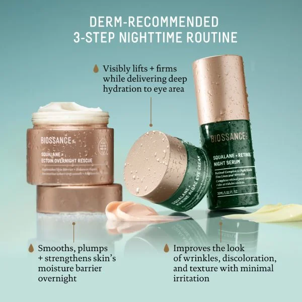 Derm-Recommended 3-Step Nighttime Routine