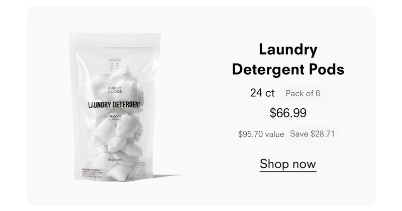 Laundry Detergent Pods 24ct (Case of 6)