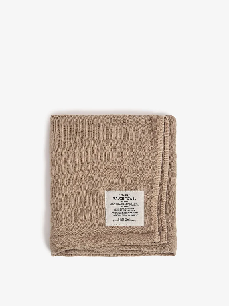 Image of Shinto Gauze Kitchen Towel- Beige