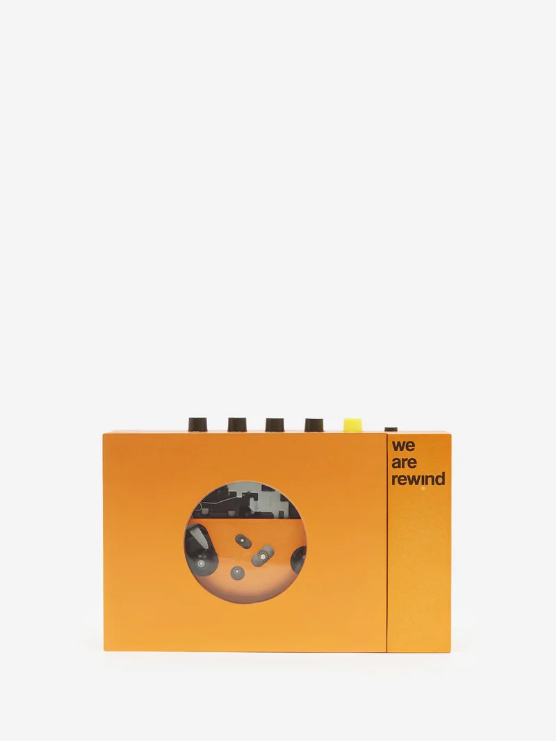 Image of We Are Rewind Bluetooth Cassette Player - Orange