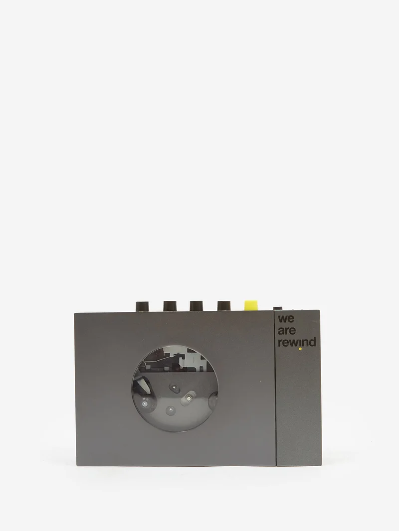 Image of We Are Rewind Bluetooth Cassette Player - Charcoal