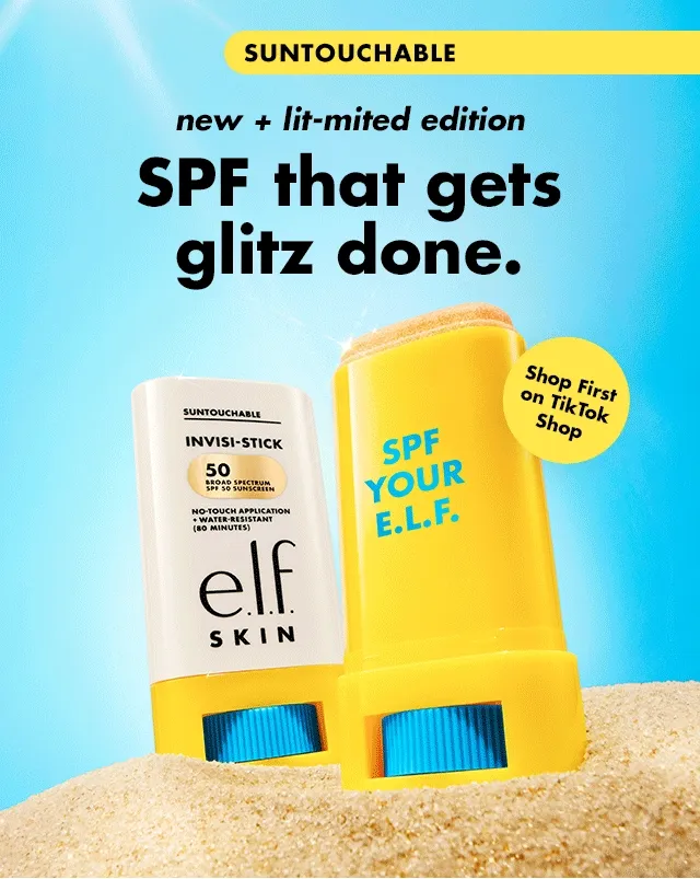 SPF that gets glitz done. SPF that gets glitz done.