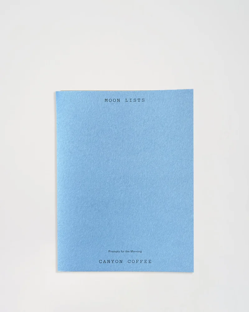 Image of Canyon Coffee x Moon Lists