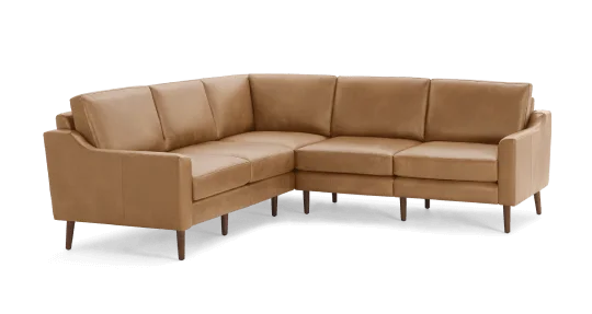 Slope Nomad Leather 5-Seat Corner Sectional