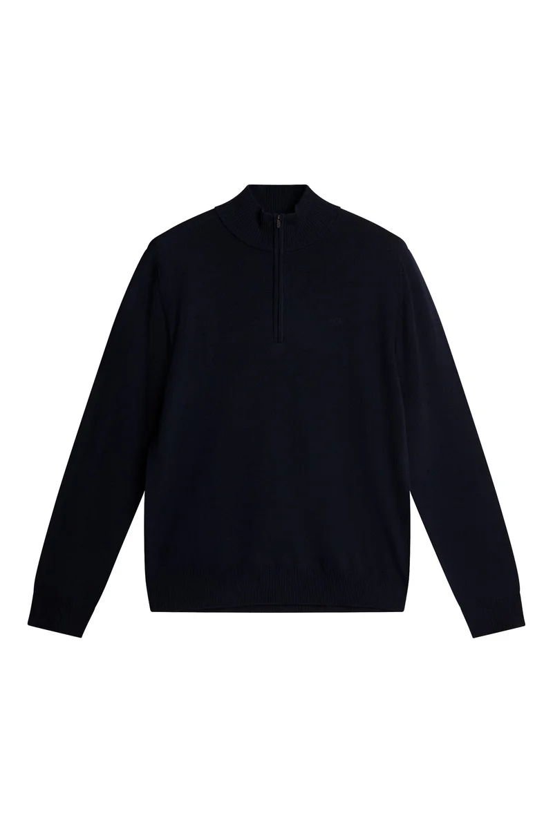 Image of Kiyan Merino Quarter Zip / JL Navy