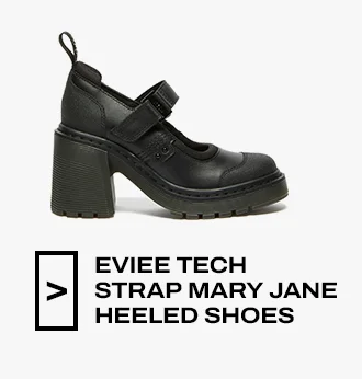 Eviee Tech Strap Mary Jane Heeled Shoes