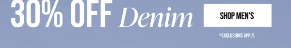 30% off Denim Shop Men's