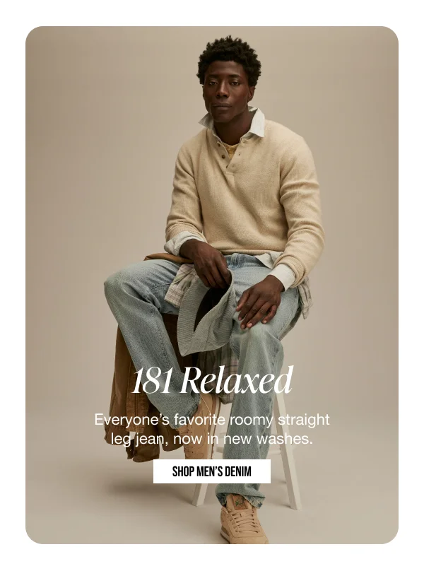 181 Relaxed Shop Men's Denim