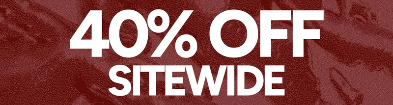 40% OFF SITEWIDE