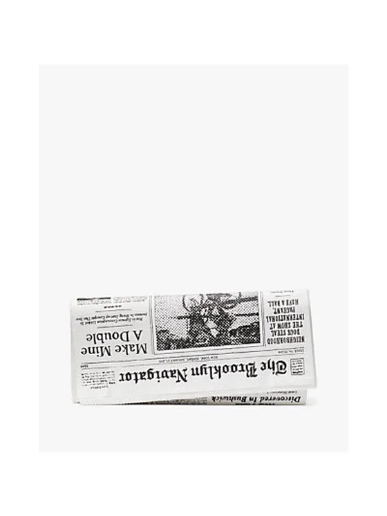 Glitzy Ritzy Newspaper Clutch