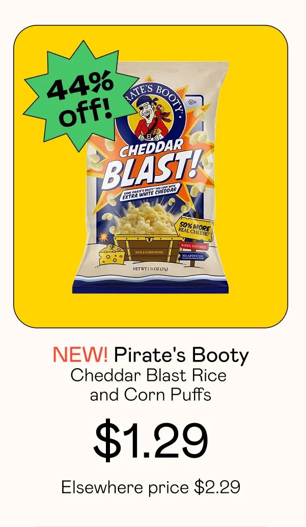 Cheddar Blast Rice and Corn Puffs
