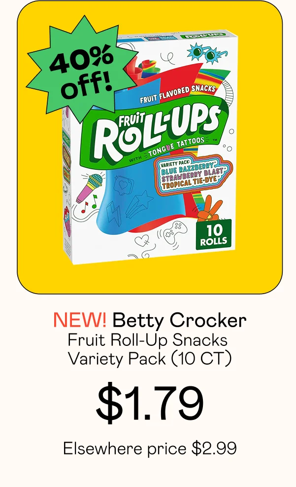 Fruit Roll-Up Snacks Variety Pack (10 CT)