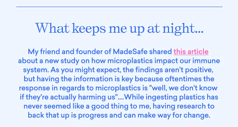 Study on microplastics on our immune system