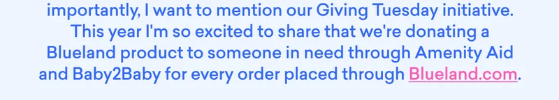 Give back on Giving Tuesday