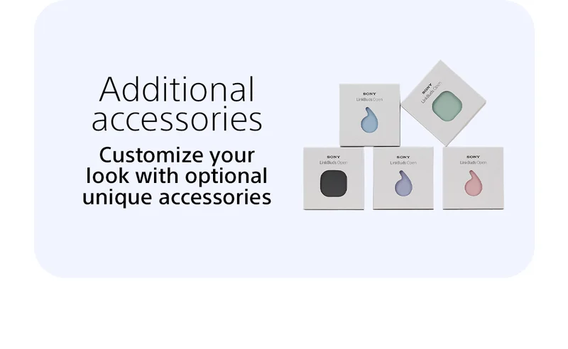 Additional accessories | Customize your look with optional unique accessories