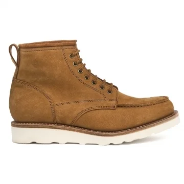 Lambeth M Derby Boot in Biscuit Nubuck Kudu