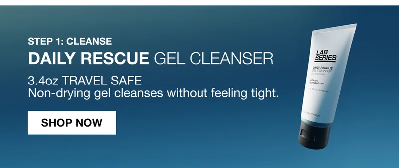 STEP 1 Cleanse | DAILY RESCUE GEL CLEANSER | 3.4oz TRAVEL SAFE | Non-drying gel cleanses without feeling tight | SHOP NOW