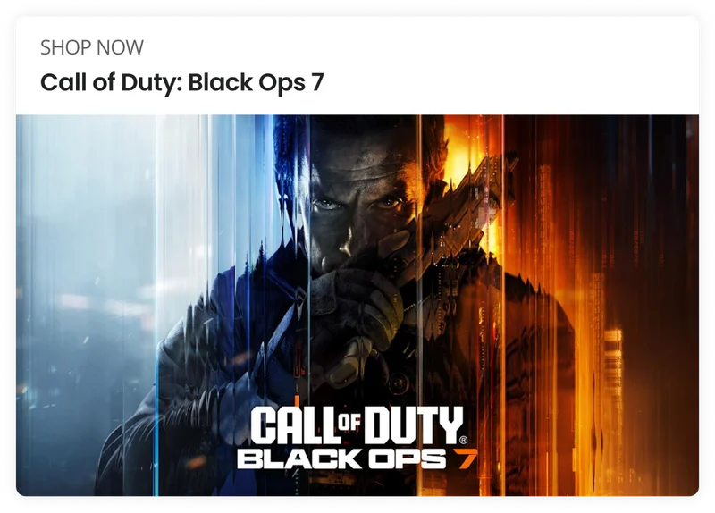 SHOP NOW | Call of Duty: Black Ops 7