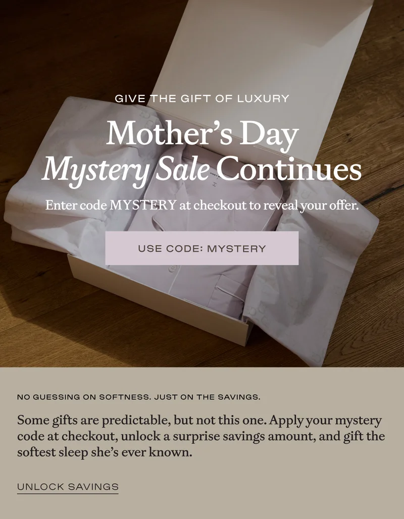 Mother's Day Mystery Sale continues! Enter code MYSTERY at checkout to reveal your offer! Mother's Day Mystery Sale continues! Enter code MYSTERY at checkout to reveal your offer!