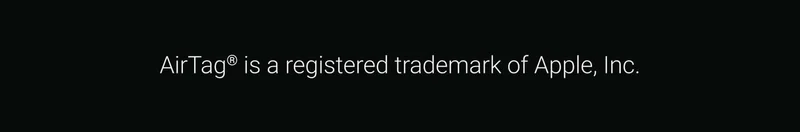 AirTag is a registered trademark of Apple, Inc.