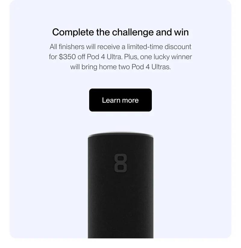 Complete the challenge and win