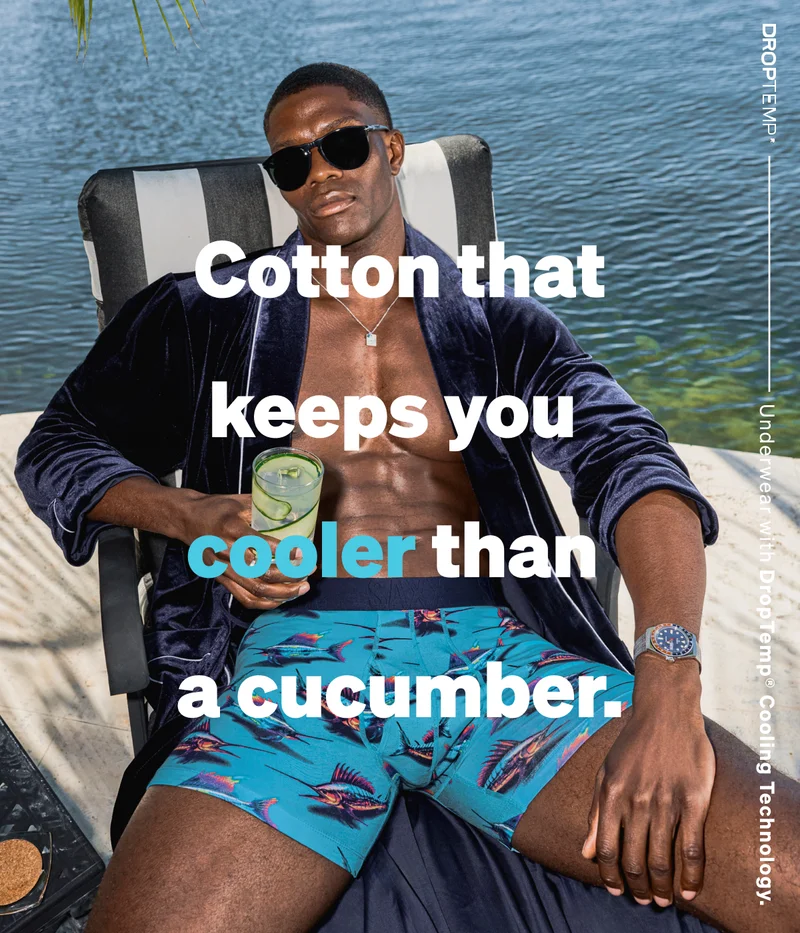 Cotton that keeps you cooler than a cucumber.