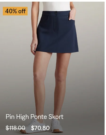 Pin High Ponte Skort