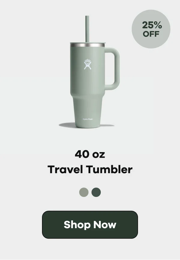 25% OFF 40 oz Travel Tumbler | Shop Now